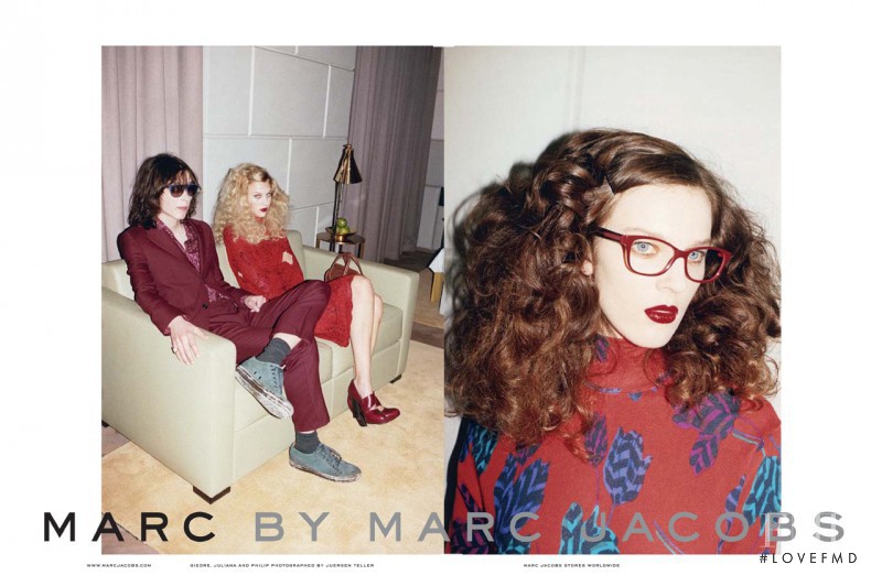 Giedre Kiaulenaite featured in  the Marc by Marc Jacobs advertisement for Autumn/Winter 2013
