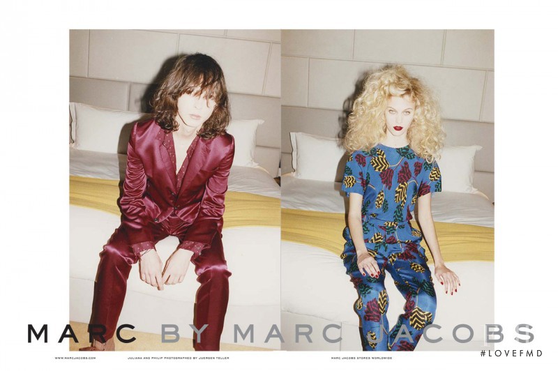 Juliana Schurig featured in  the Marc by Marc Jacobs advertisement for Autumn/Winter 2013