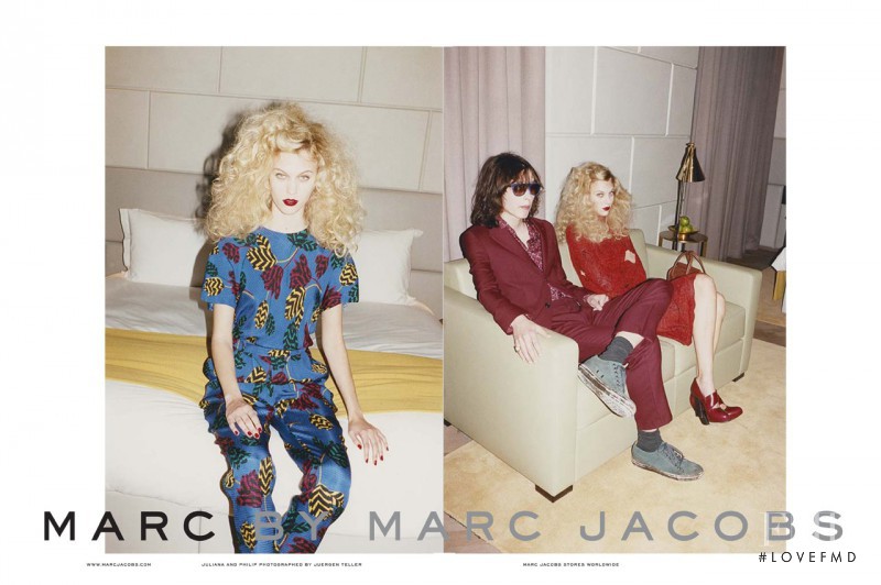 Juliana Schurig featured in  the Marc by Marc Jacobs advertisement for Autumn/Winter 2013