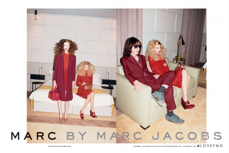 Giedre Kiaulenaite featured in  the Marc by Marc Jacobs advertisement for Autumn/Winter 2013