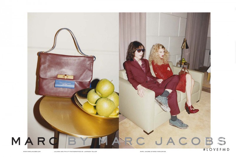 Juliana Schurig featured in  the Marc by Marc Jacobs advertisement for Autumn/Winter 2013