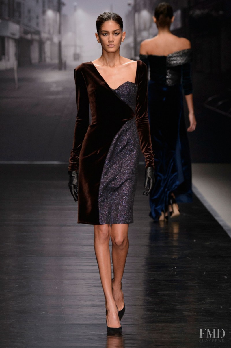 Hadassa Lima featured in  the Emilio de la Morena fashion show for Autumn/Winter 2015