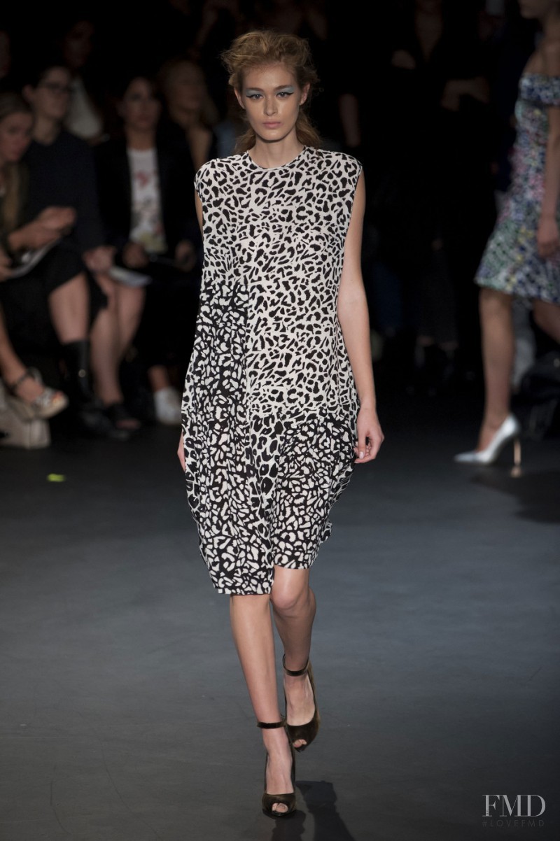 Katya Kuznetsova featured in  the Emilio de la Morena fashion show for Spring/Summer 2015