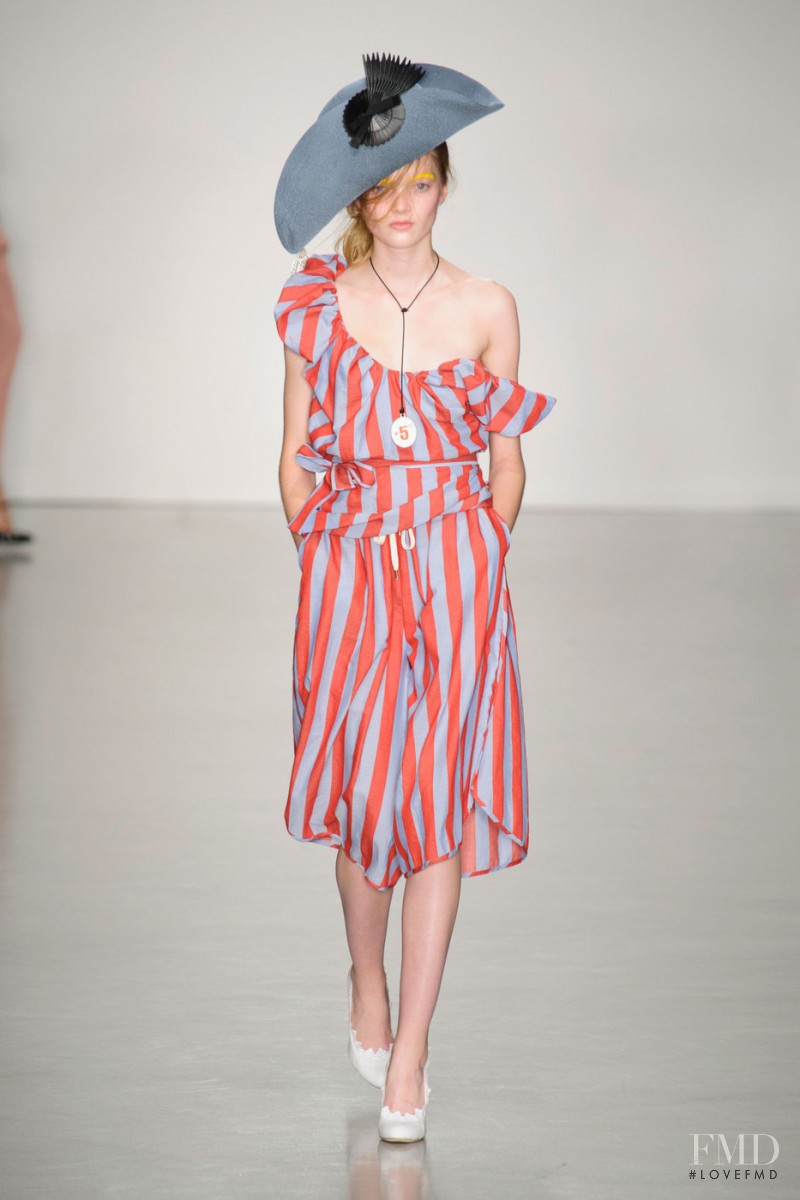 Ruth Bell featured in  the Vivienne Westwood Red Label fashion show for Spring/Summer 2015