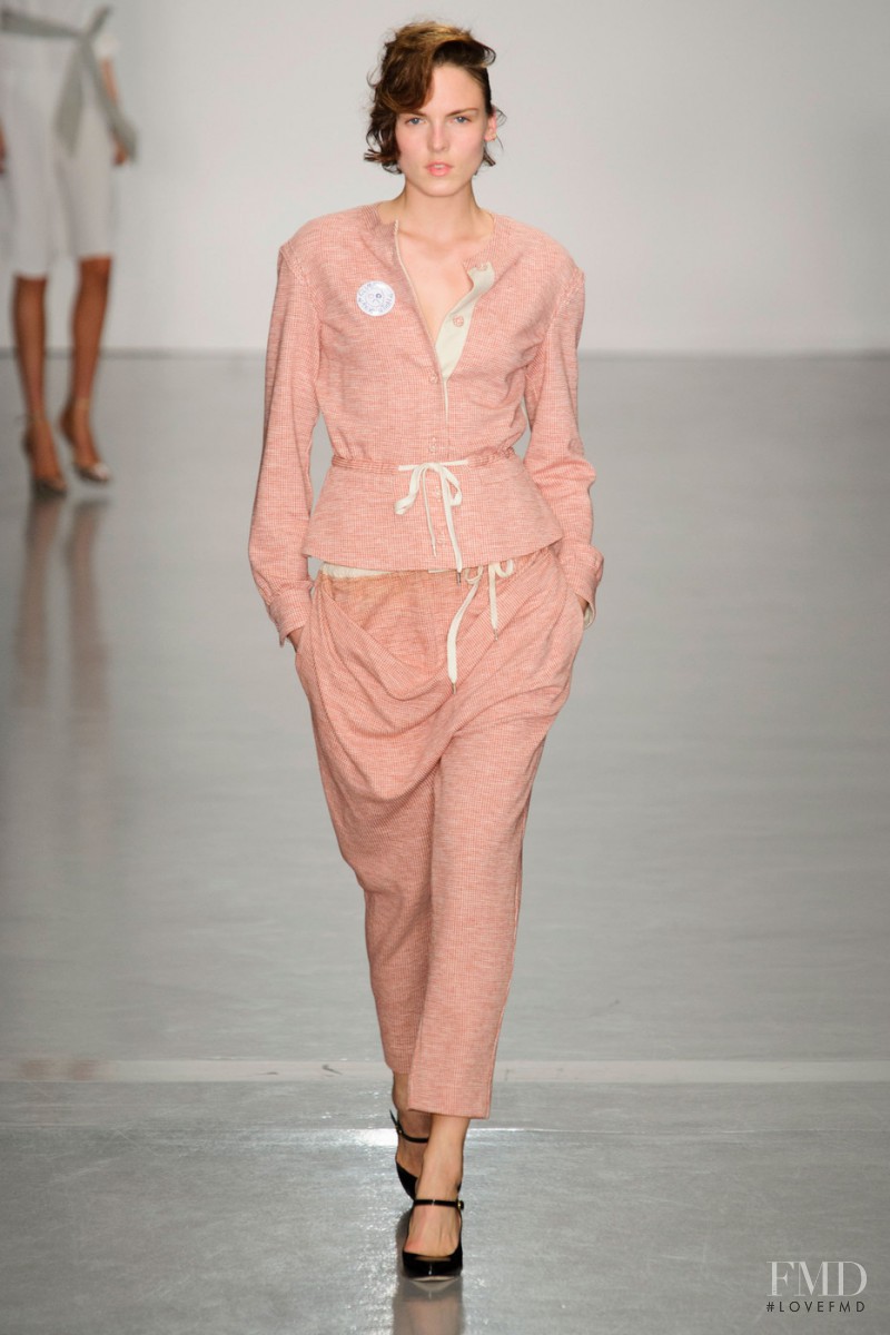 Polina Sova featured in  the Vivienne Westwood Red Label fashion show for Spring/Summer 2015