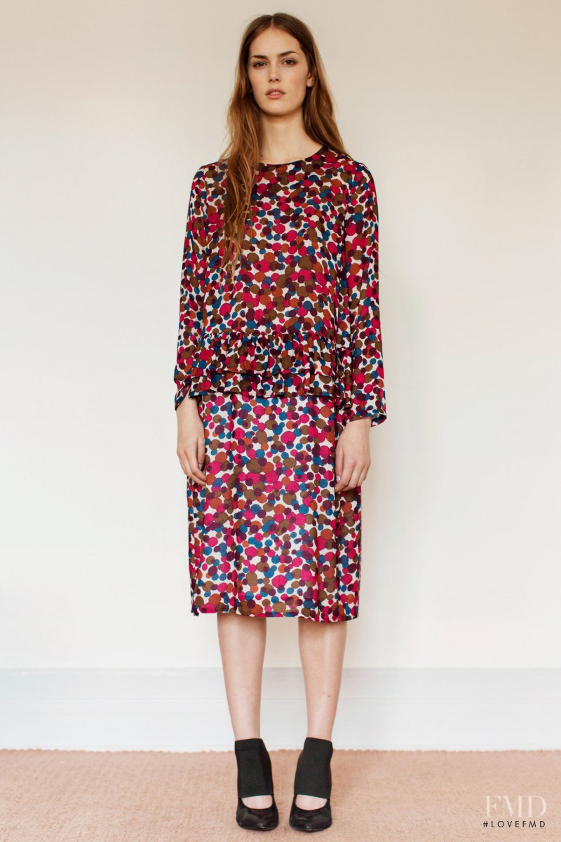 Stina Olsson featured in  the Rodebjer lookbook for Resort 2015