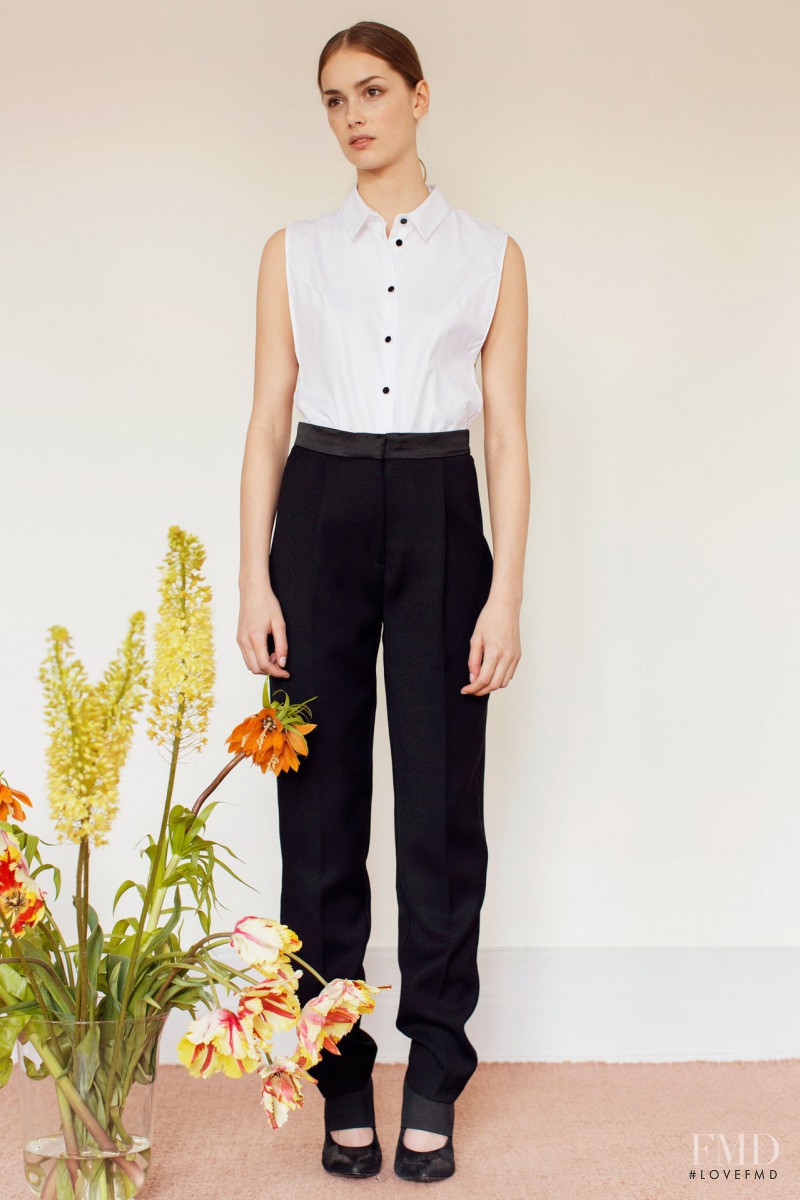Stina Olsson featured in  the Rodebjer lookbook for Resort 2015