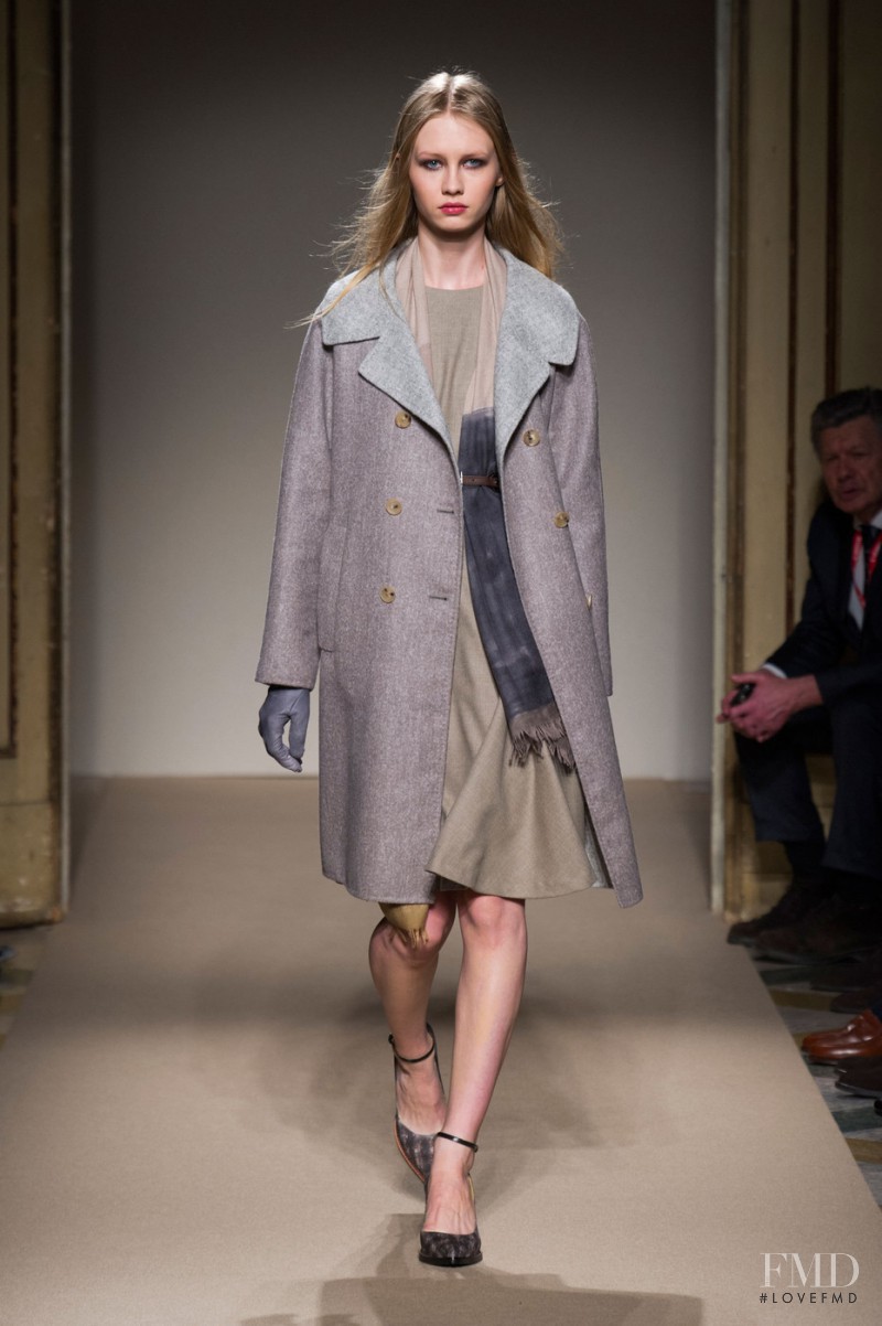 Alexandra Titarenko featured in  the Cividini fashion show for Autumn/Winter 2014