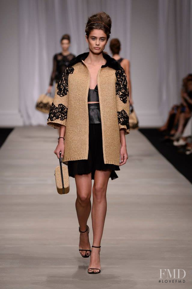 Taylor Hill featured in  the Ermanno Scervino fashion show for Spring/Summer 2015