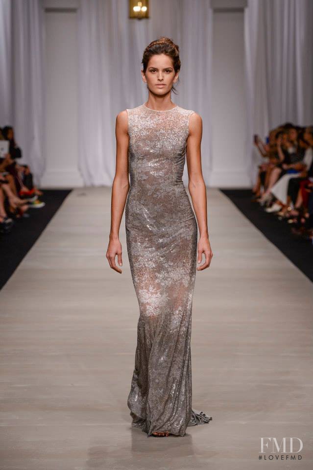 Izabel Goulart featured in  the Ermanno Scervino fashion show for Spring/Summer 2015