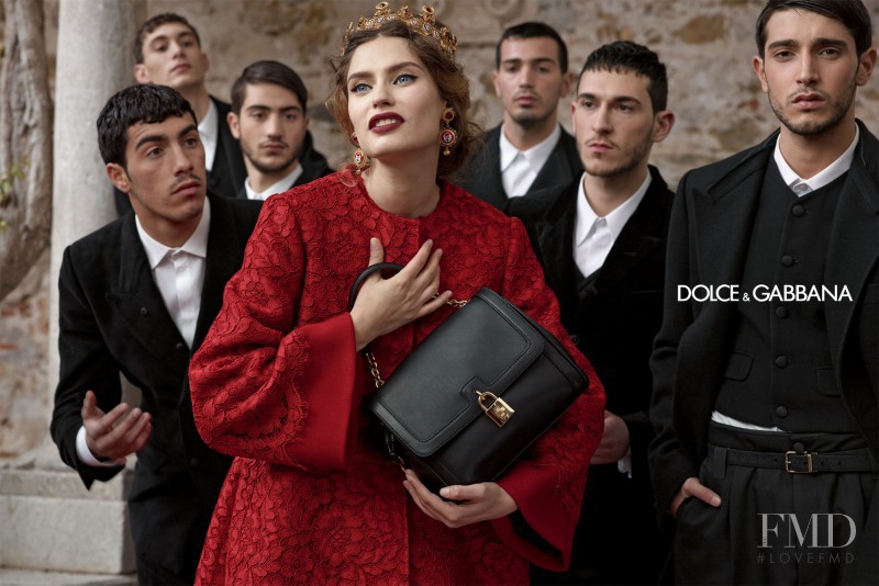 Bianca Balti featured in  the Dolce & Gabbana advertisement for Autumn/Winter 2013