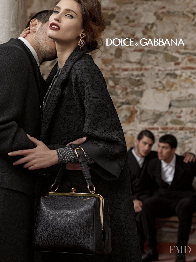 Bianca Balti featured in  the Dolce & Gabbana advertisement for Autumn/Winter 2013