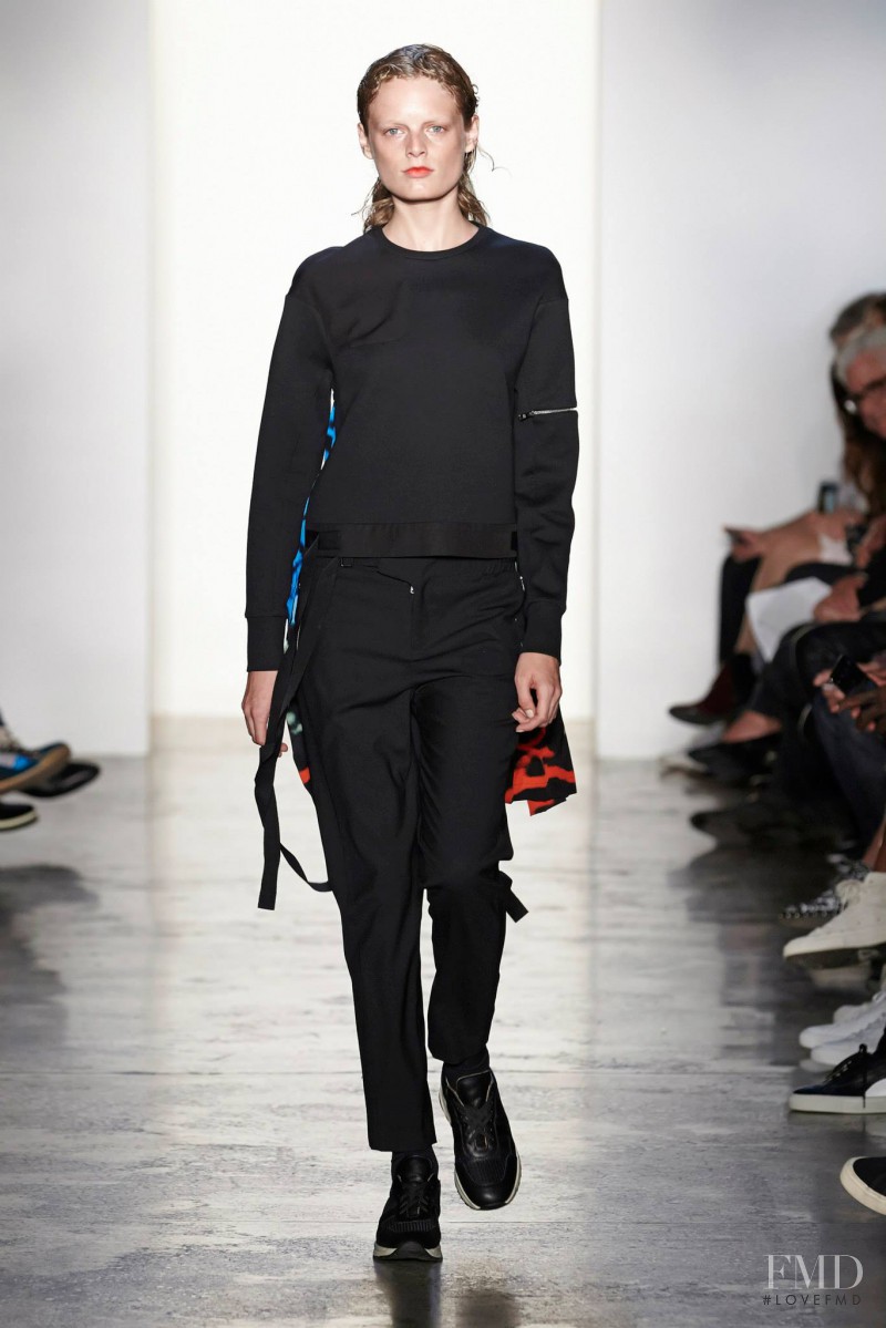 Hanne Gaby Odiele featured in  the Tim Coppens fashion show for Spring/Summer 2015