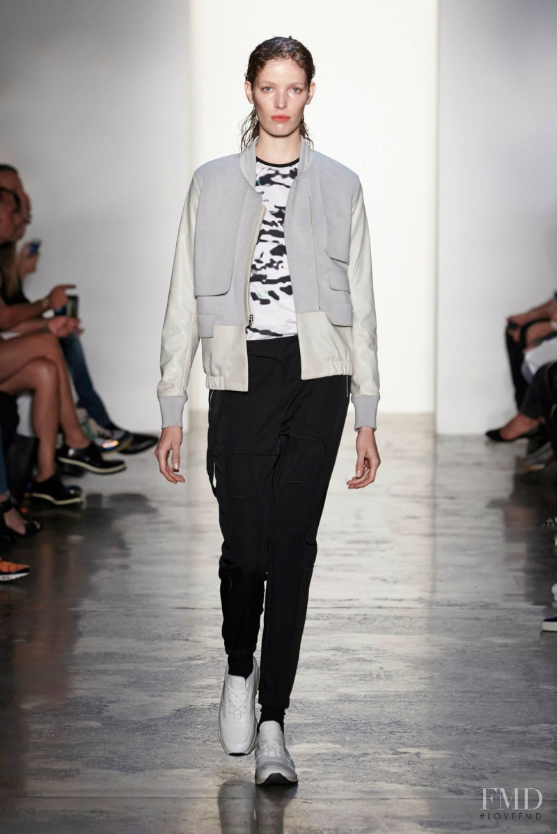 Sasha Luss featured in  the Tim Coppens fashion show for Spring/Summer 2015