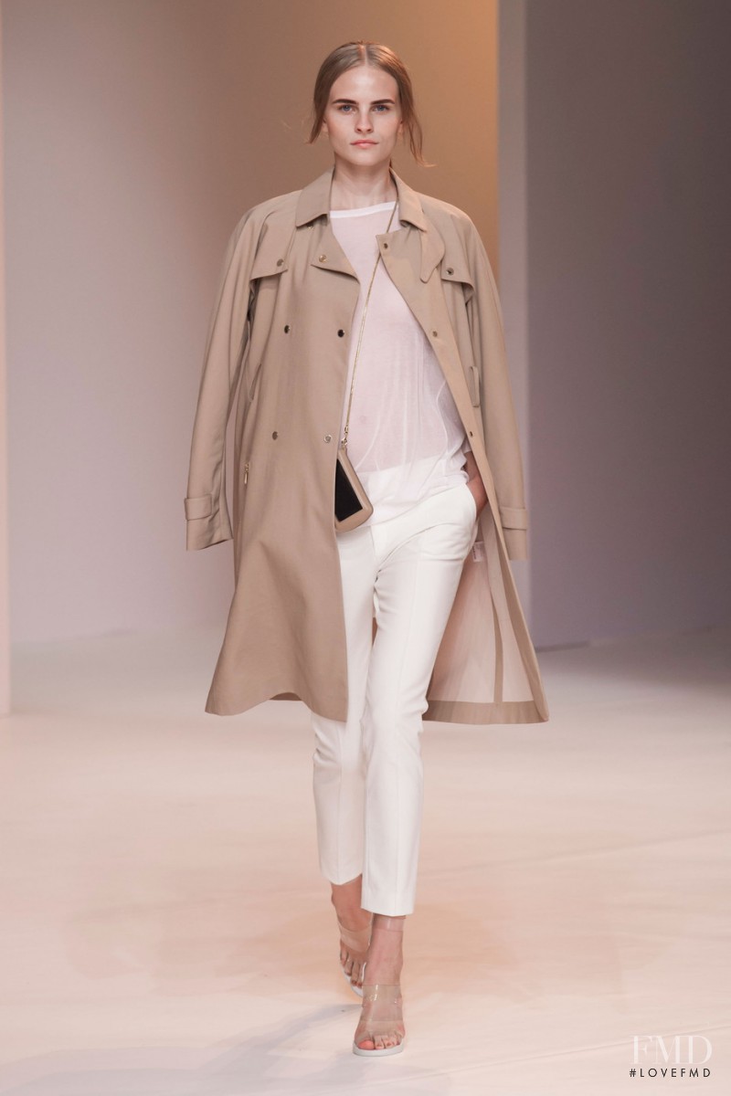 Kristina Petrosiute featured in  the Porsche Design fashion show for Spring/Summer 2015