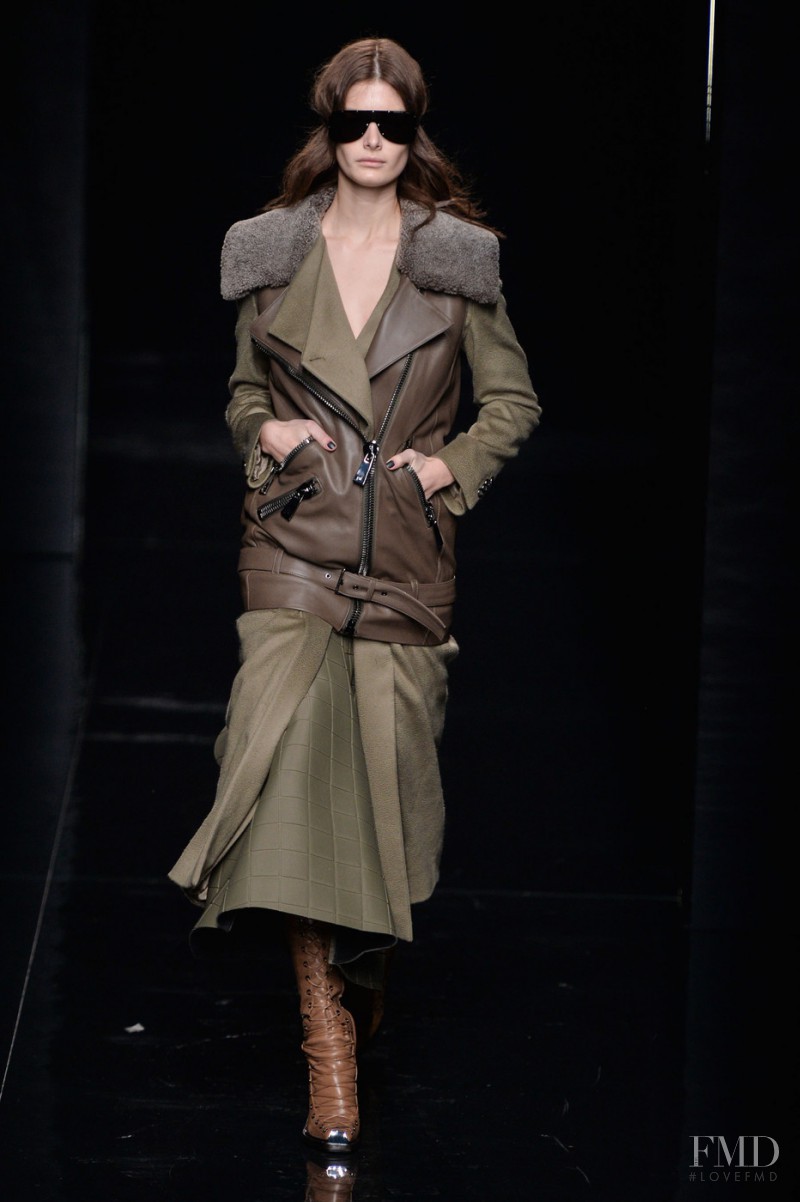 Ophélie Guillermand featured in  the Porsche Design fashion show for Autumn/Winter 2015