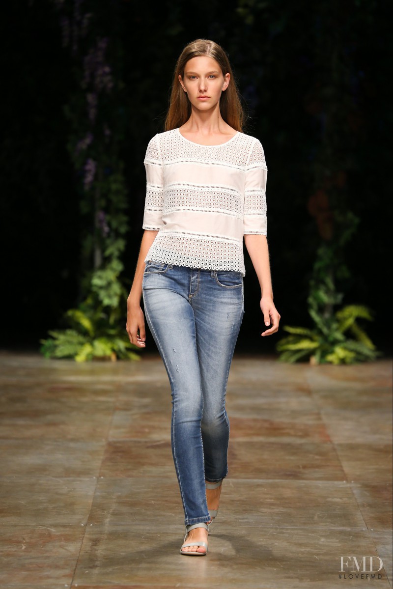 Sarah Harper featured in  the Kocca fashion show for Spring/Summer 2015