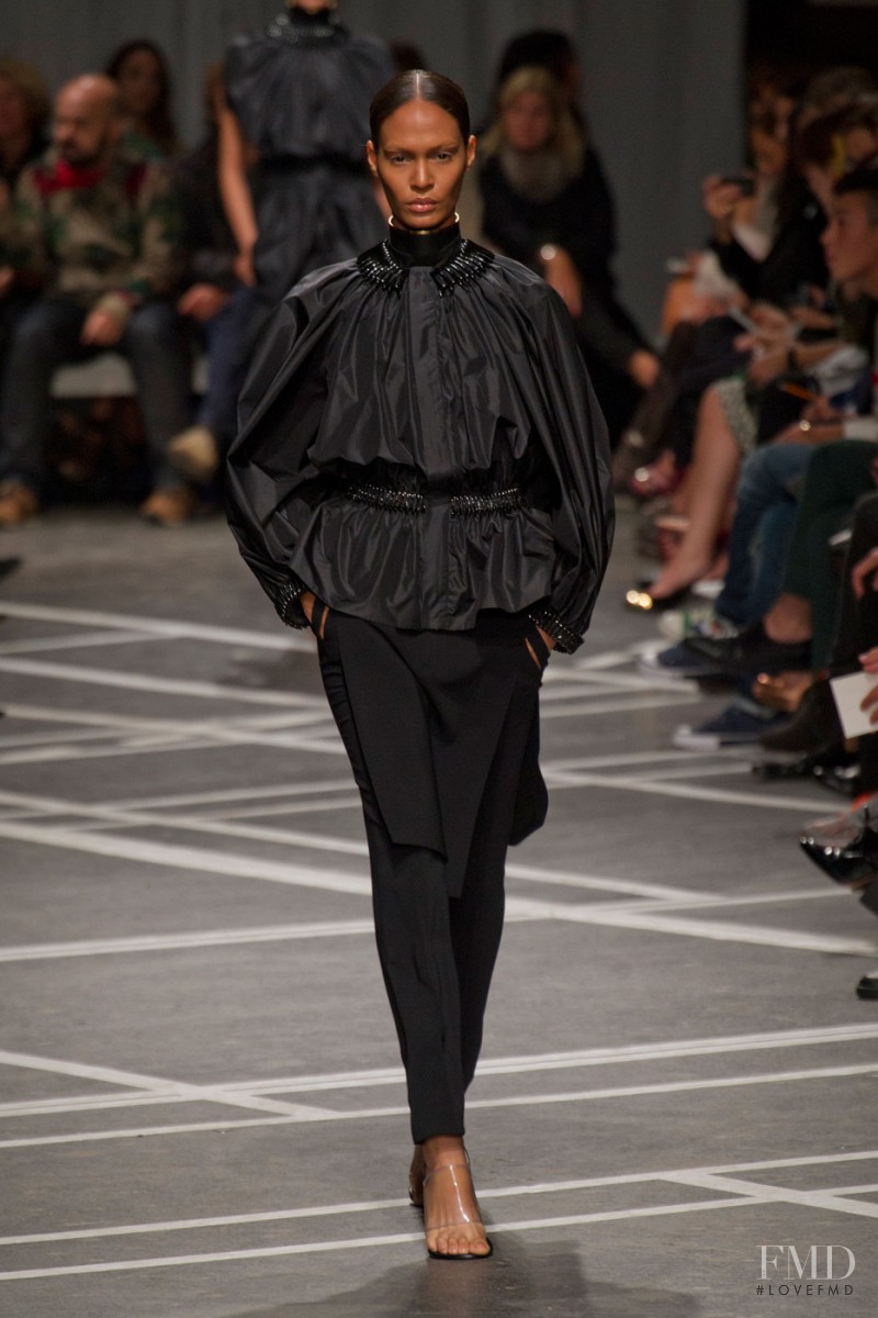 Joan Smalls featured in  the Givenchy fashion show for Spring/Summer 2013