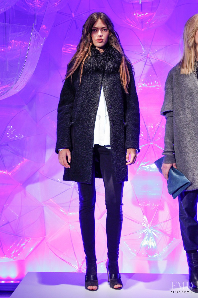 Klara Vrtalova featured in  the Elie Tahari fashion show for Autumn/Winter 2014