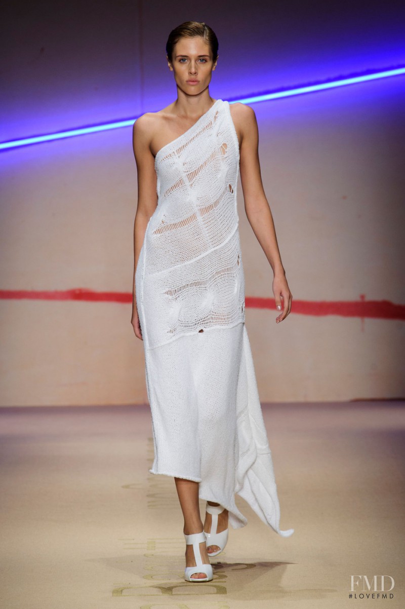 Kadriana Kodryanu featured in  the Laura Biagiotti fashion show for Spring/Summer 2015