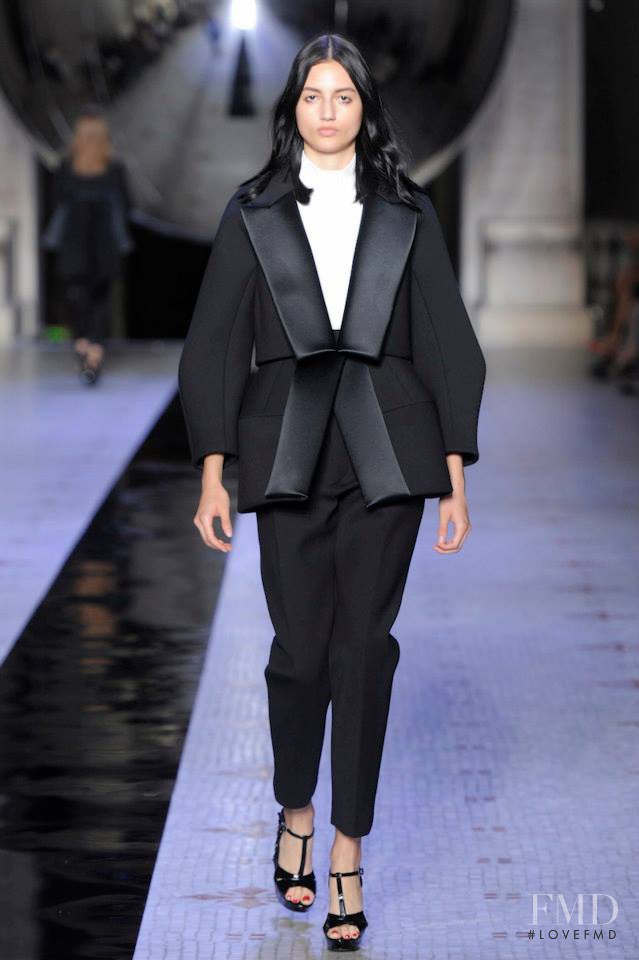 Bruna Ludtke featured in  the Dice Kayek fashion show for Autumn/Winter 2015