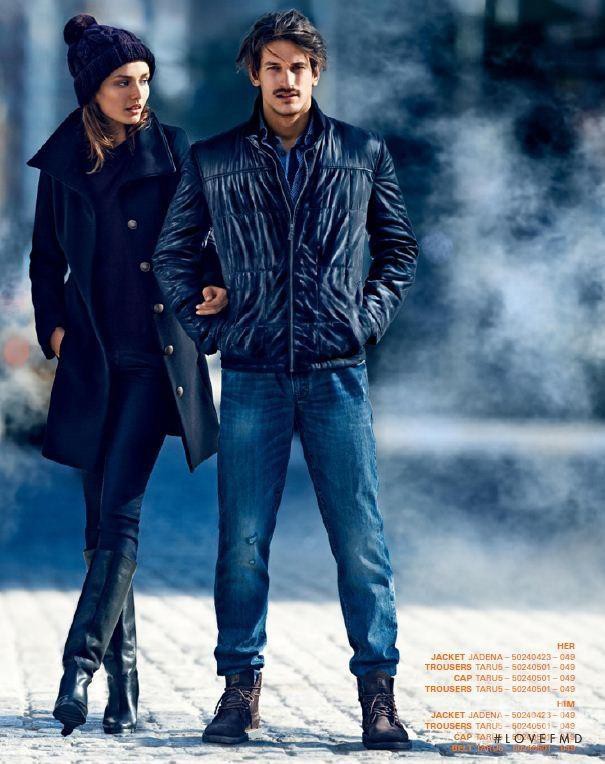 Andreea Diaconu featured in  the BOSS Orange advertisement for Autumn/Winter 2013