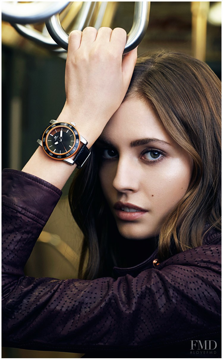 Nadja Bender featured in  the BOSS Orange advertisement for Autumn/Winter 2013