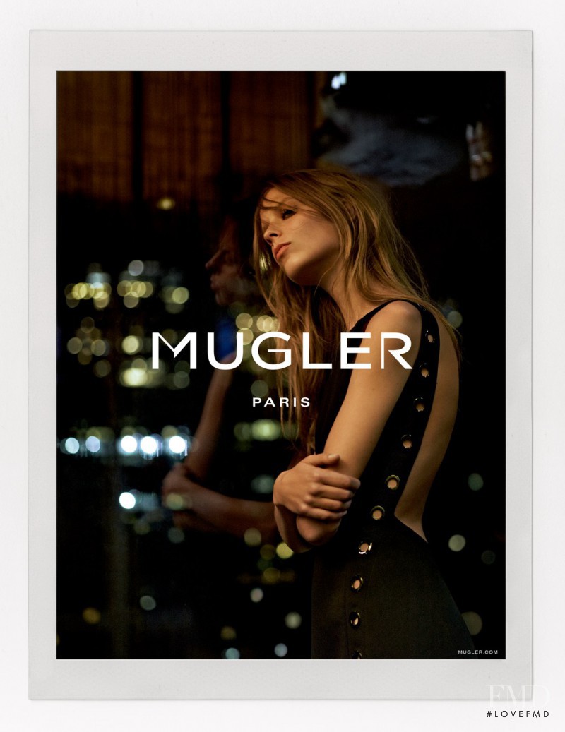 Lexi Boling featured in  the Mugler advertisement for Autumn/Winter 2015