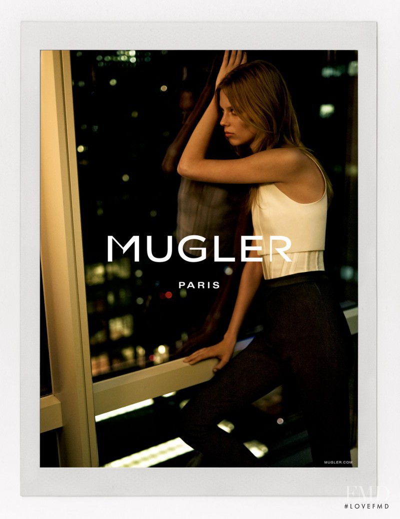Lexi Boling featured in  the Mugler advertisement for Autumn/Winter 2015