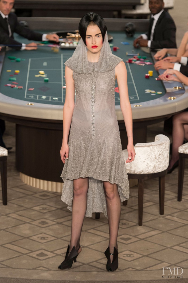 Louise Parker featured in  the Chanel Haute Couture fashion show for Autumn/Winter 2015