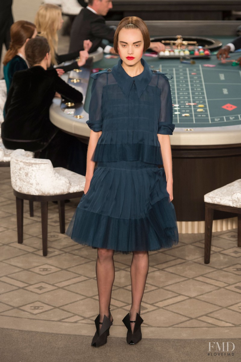 Shanna Jackway featured in  the Chanel Haute Couture fashion show for Autumn/Winter 2015