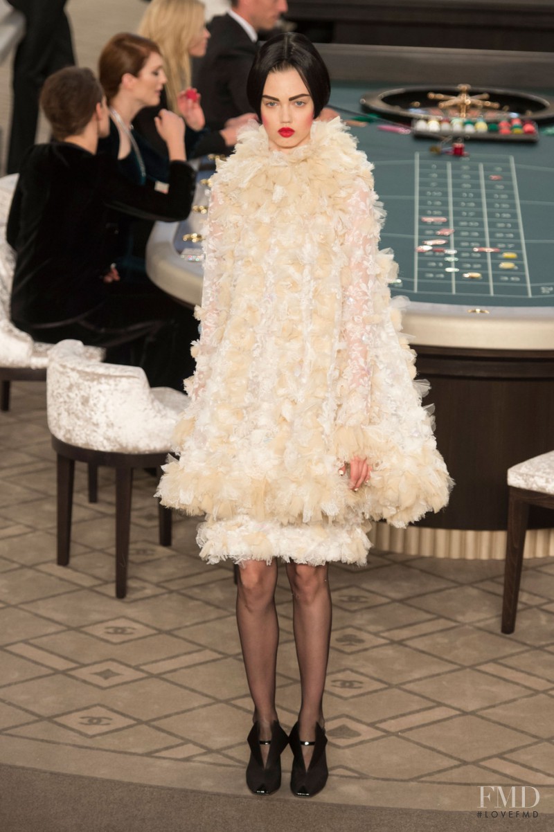 Lindsey Wixson featured in  the Chanel Haute Couture fashion show for Autumn/Winter 2015