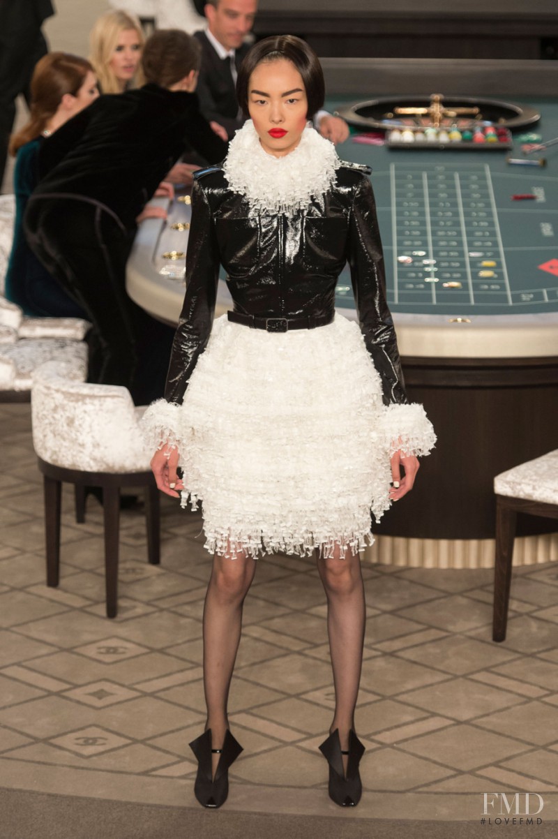 Fei Fei Sun featured in  the Chanel Haute Couture fashion show for Autumn/Winter 2015