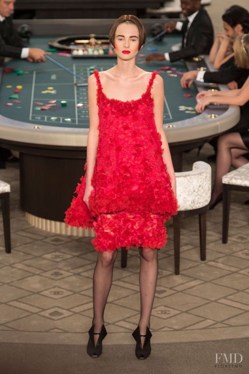 Nastya Sten featured in  the Chanel Haute Couture fashion show for Autumn/Winter 2015
