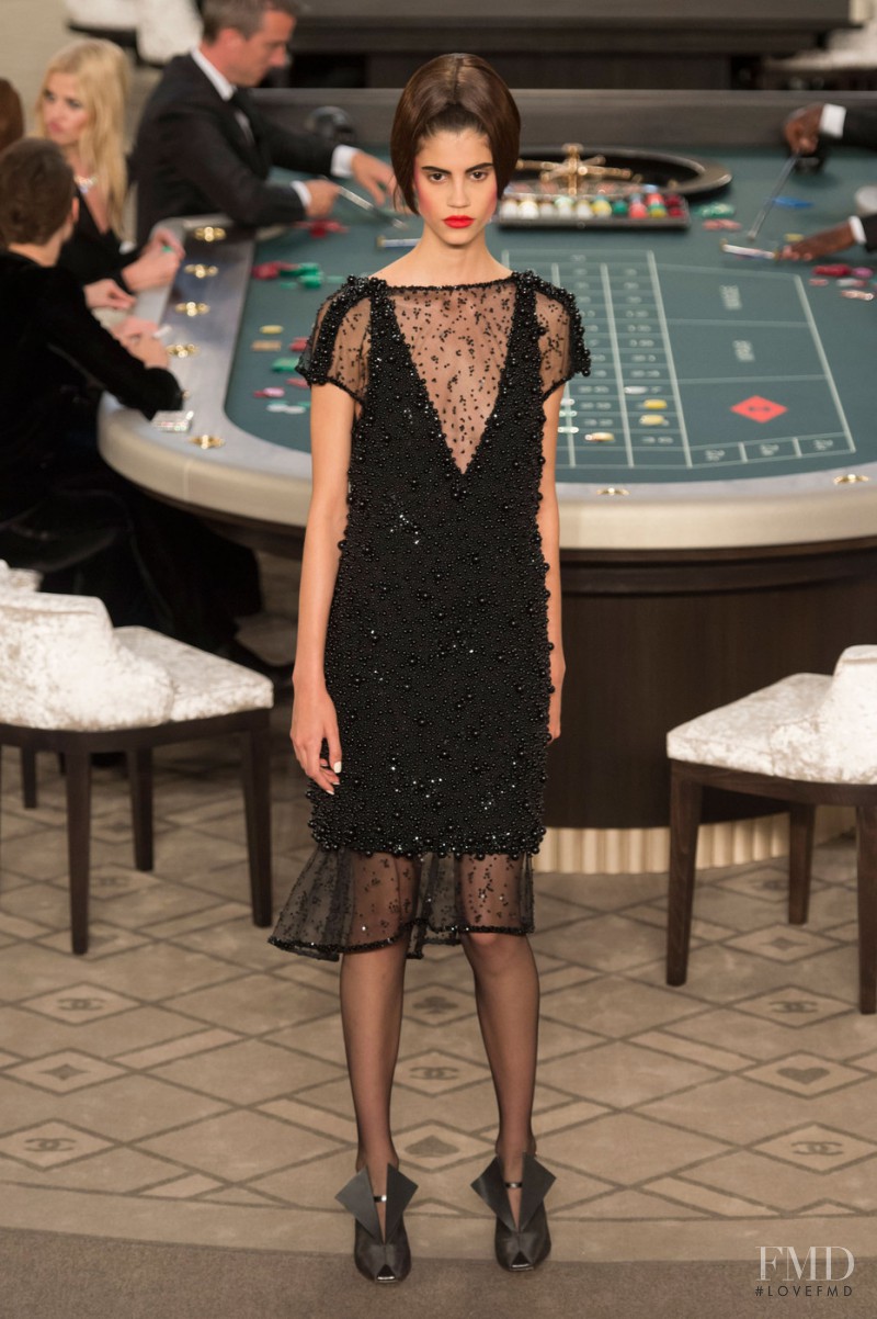 Antonina Petkovic featured in  the Chanel Haute Couture fashion show for Autumn/Winter 2015