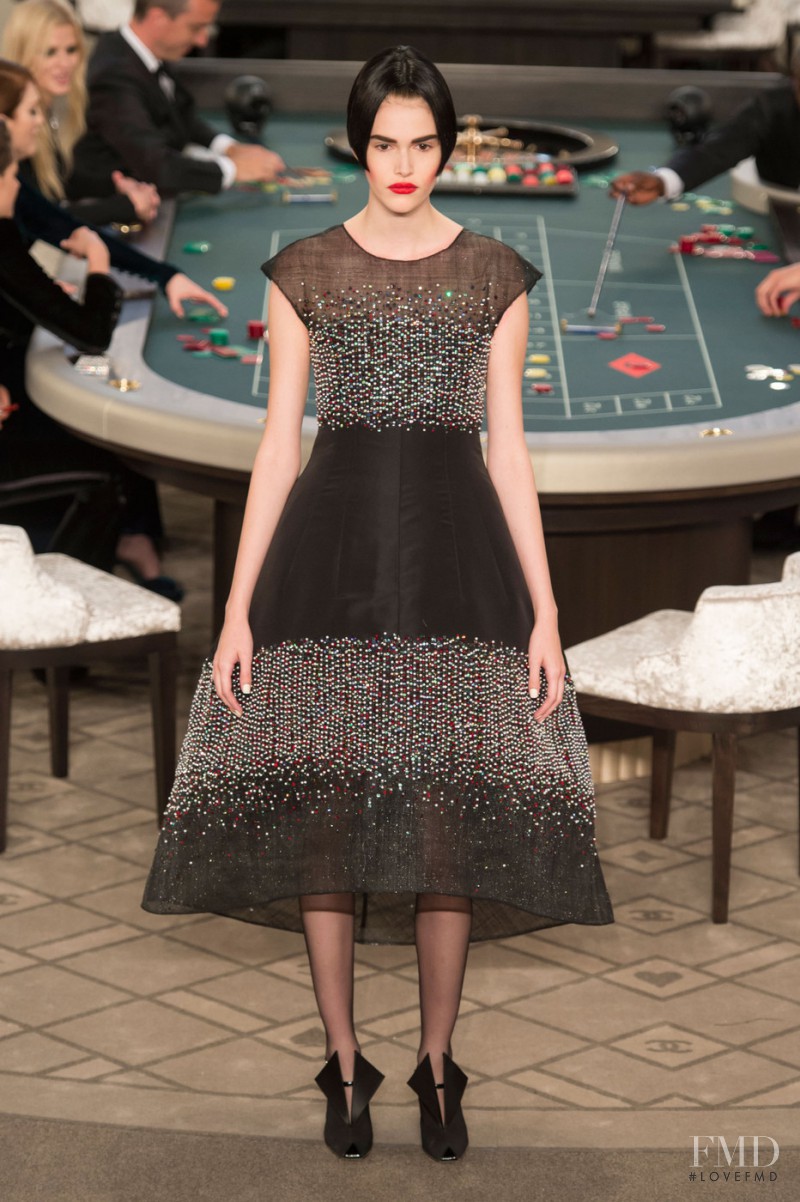 Vanessa Moody featured in  the Chanel Haute Couture fashion show for Autumn/Winter 2015