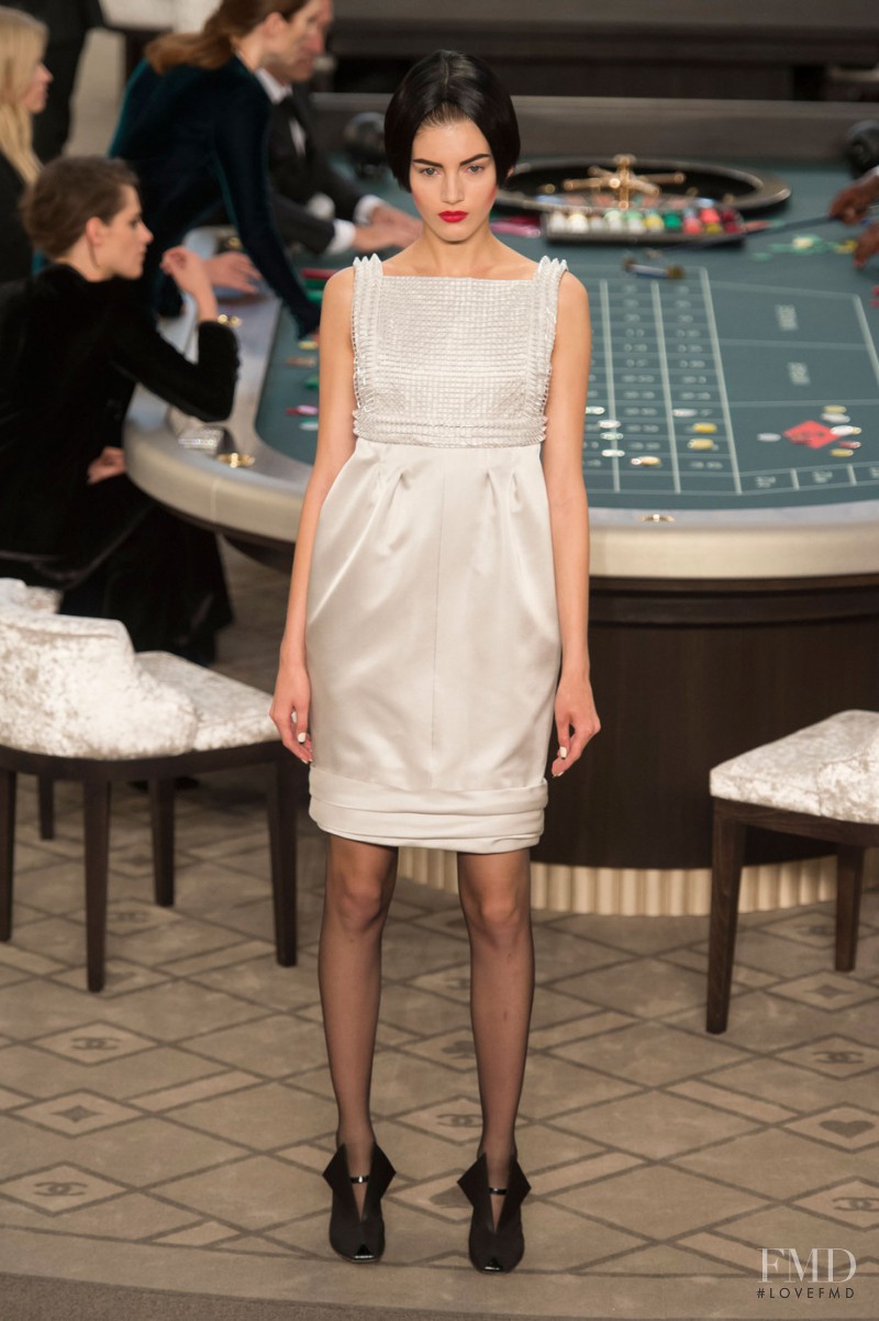 Valery Kaufman featured in  the Chanel Haute Couture fashion show for Autumn/Winter 2015