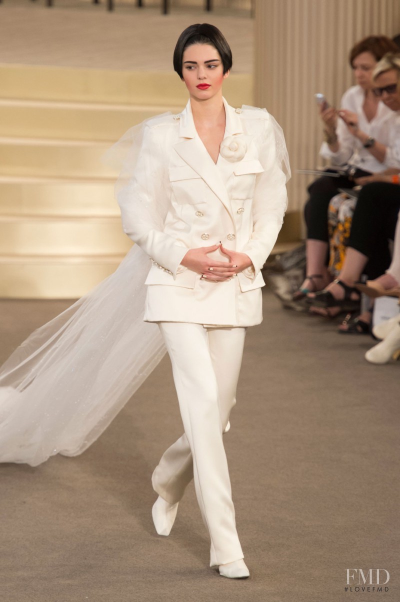 Kendall Jenner featured in  the Chanel Haute Couture fashion show for Autumn/Winter 2015