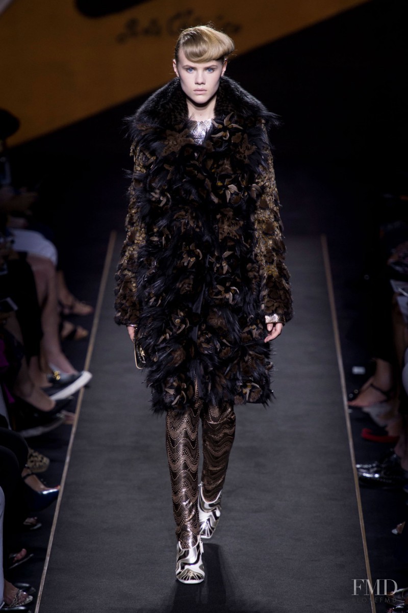 Elisabeth Faber featured in  the Fendi Couture fashion show for Autumn/Winter 2015