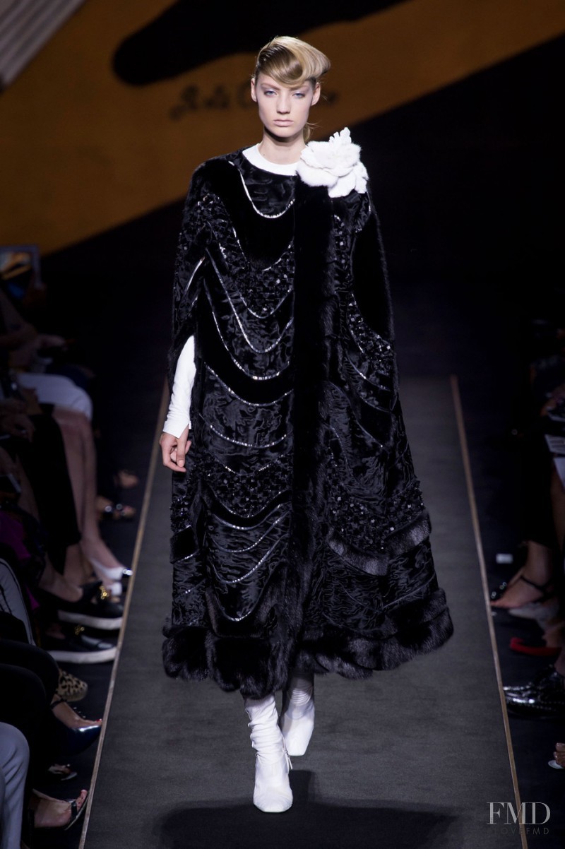 Susanne Knipper featured in  the Fendi Couture fashion show for Autumn/Winter 2015