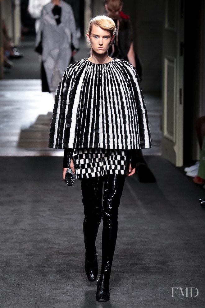 Harleth Kuusik featured in  the Fendi Couture fashion show for Autumn/Winter 2015