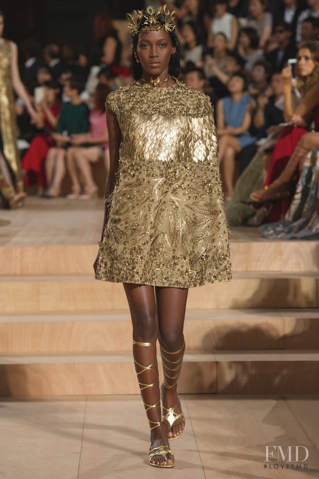 Kai Newman featured in  the Valentino Couture fashion show for Autumn/Winter 2015