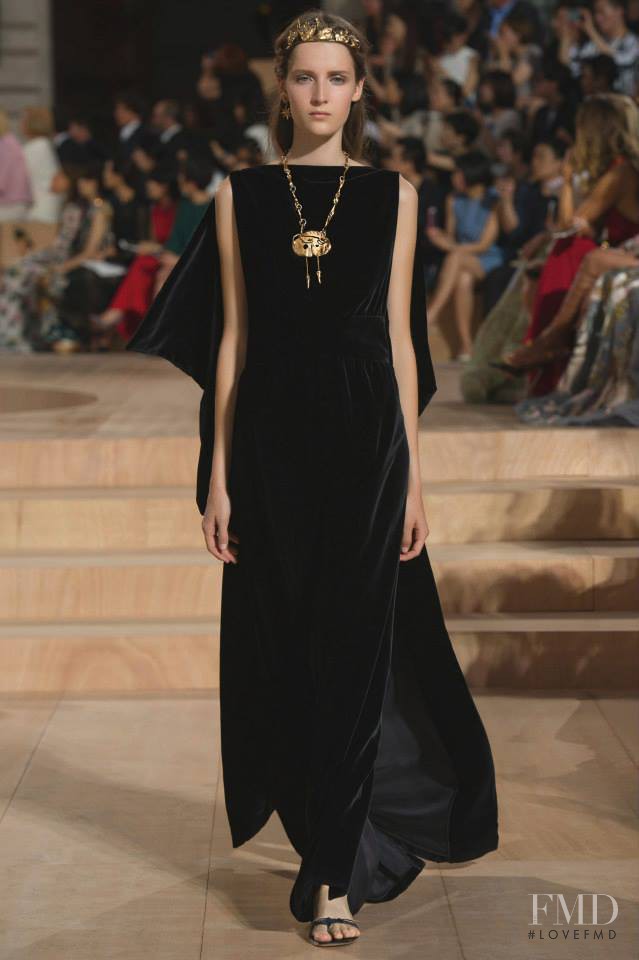 Yana Van Ginneken featured in  the Valentino Couture fashion show for Autumn/Winter 2015