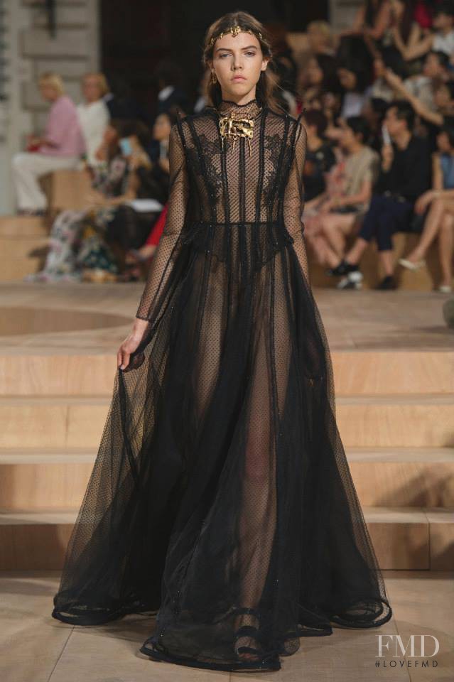Lea Julian featured in  the Valentino Couture fashion show for Autumn/Winter 2015