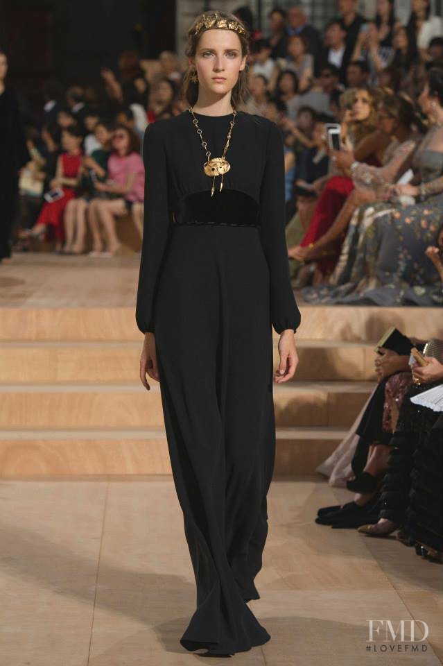 Yana Van Ginneken featured in  the Valentino Couture fashion show for Autumn/Winter 2015