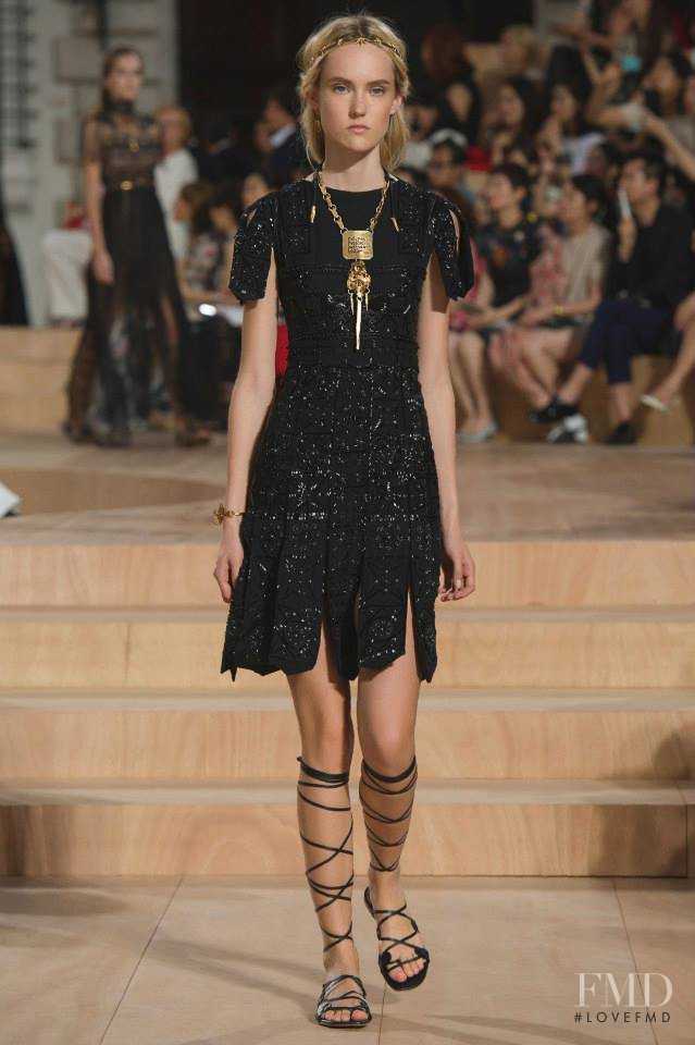 Harleth Kuusik featured in  the Valentino Couture fashion show for Autumn/Winter 2015