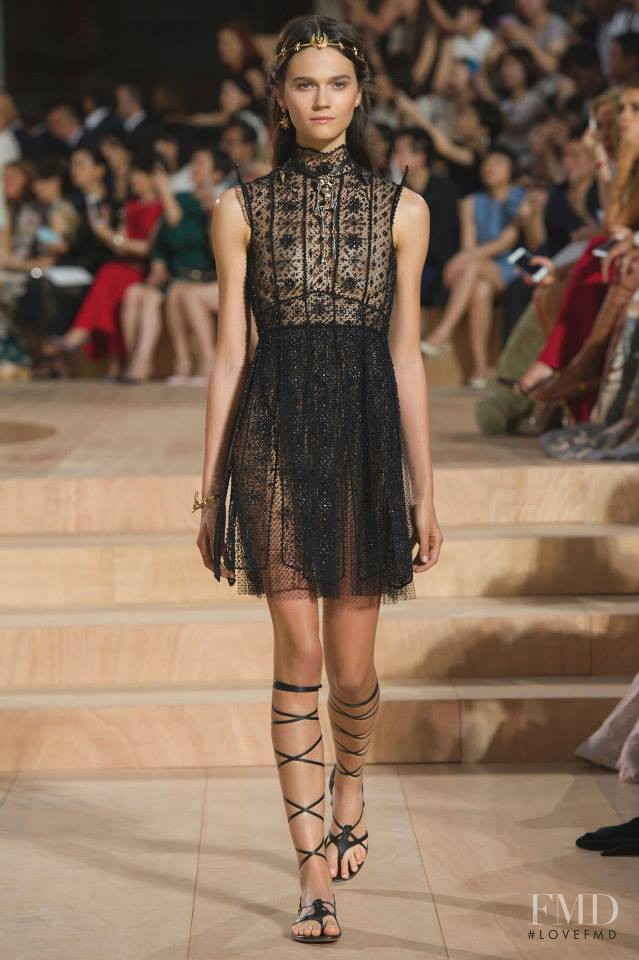 Rachel Finninger featured in  the Valentino Couture fashion show for Autumn/Winter 2015