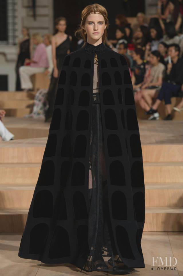 Magdalena Jasek featured in  the Valentino Couture fashion show for Autumn/Winter 2015