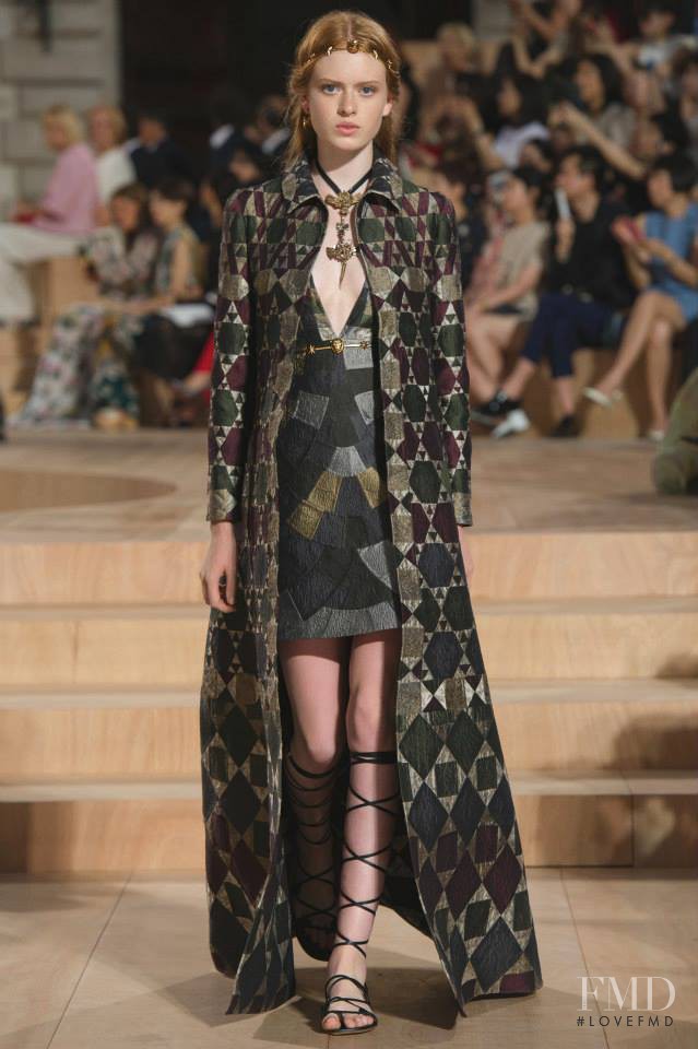 Emmy Krüger featured in  the Valentino Couture fashion show for Autumn/Winter 2015