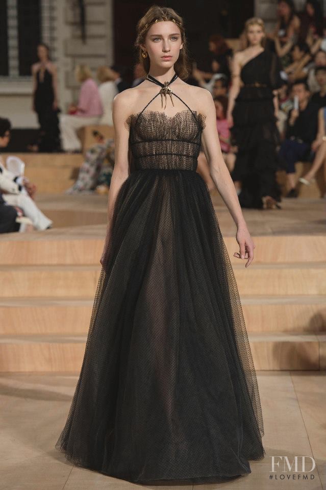 Sofia Tesmenitskaya featured in  the Valentino Couture fashion show for Autumn/Winter 2015